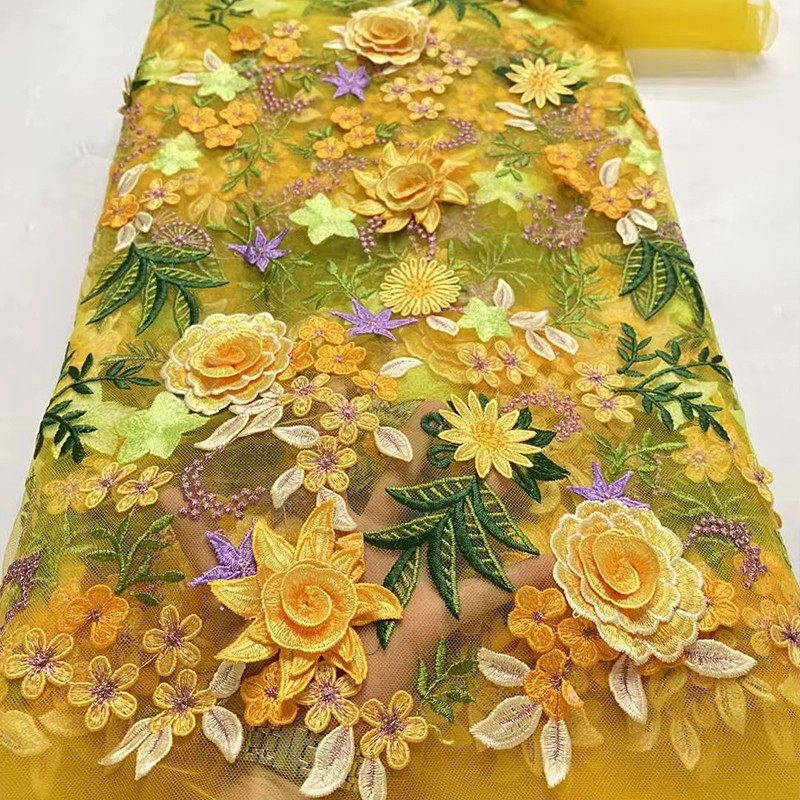 Sewing Textiles - 90x130 см 3D-ткань из тюля с