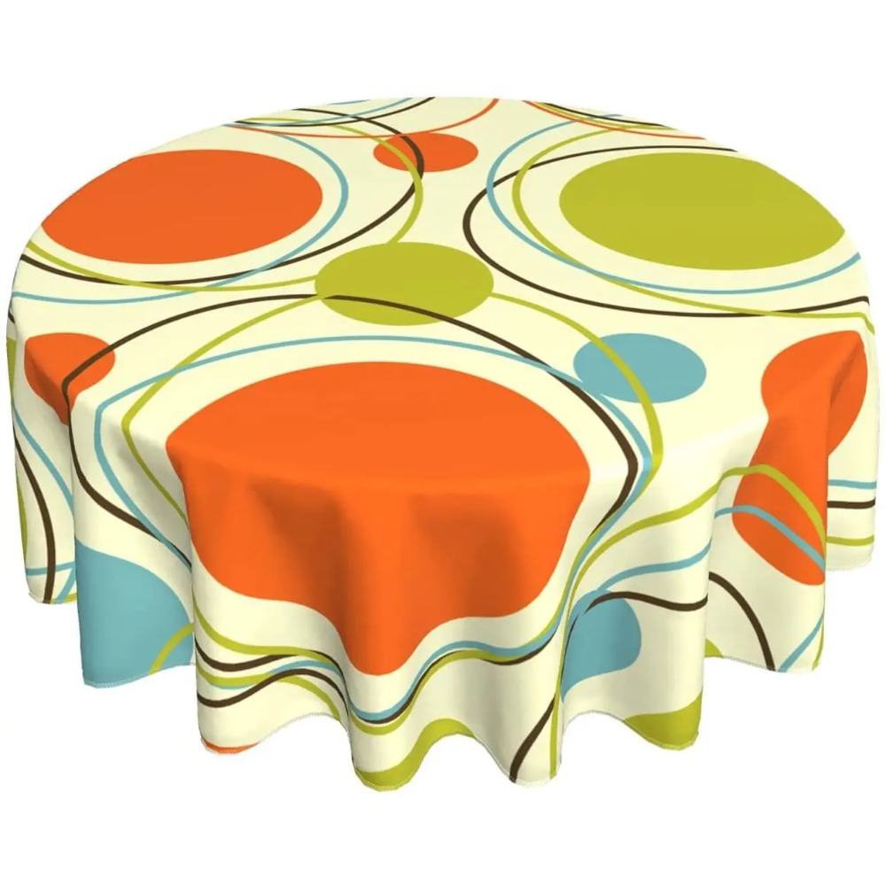 Century Textile & Sewing Supply Avenue C North Saskatoon Sk - Скатерть Красочные 1950-х годов Ретро Абстрактный