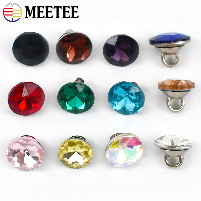 Button Hole Cutter - Meetee 20/50 шт. 9 мм Стразы