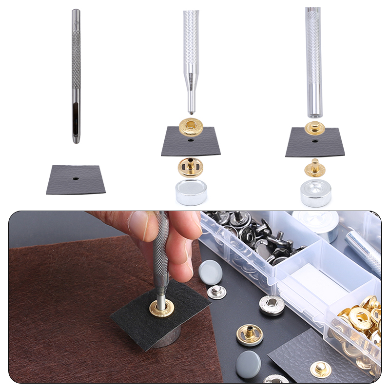 Кожаные застежки-кнопки, метал – обзор и цена Button Hole Cutter